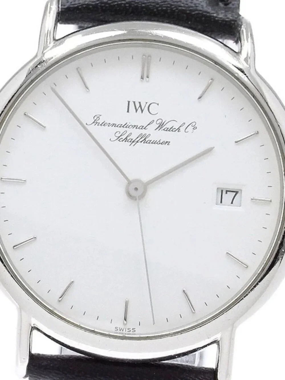 IWC SCHAFFHAUSEN Portofino IW333106 Date white Dial Quartz Men's Watch_943093